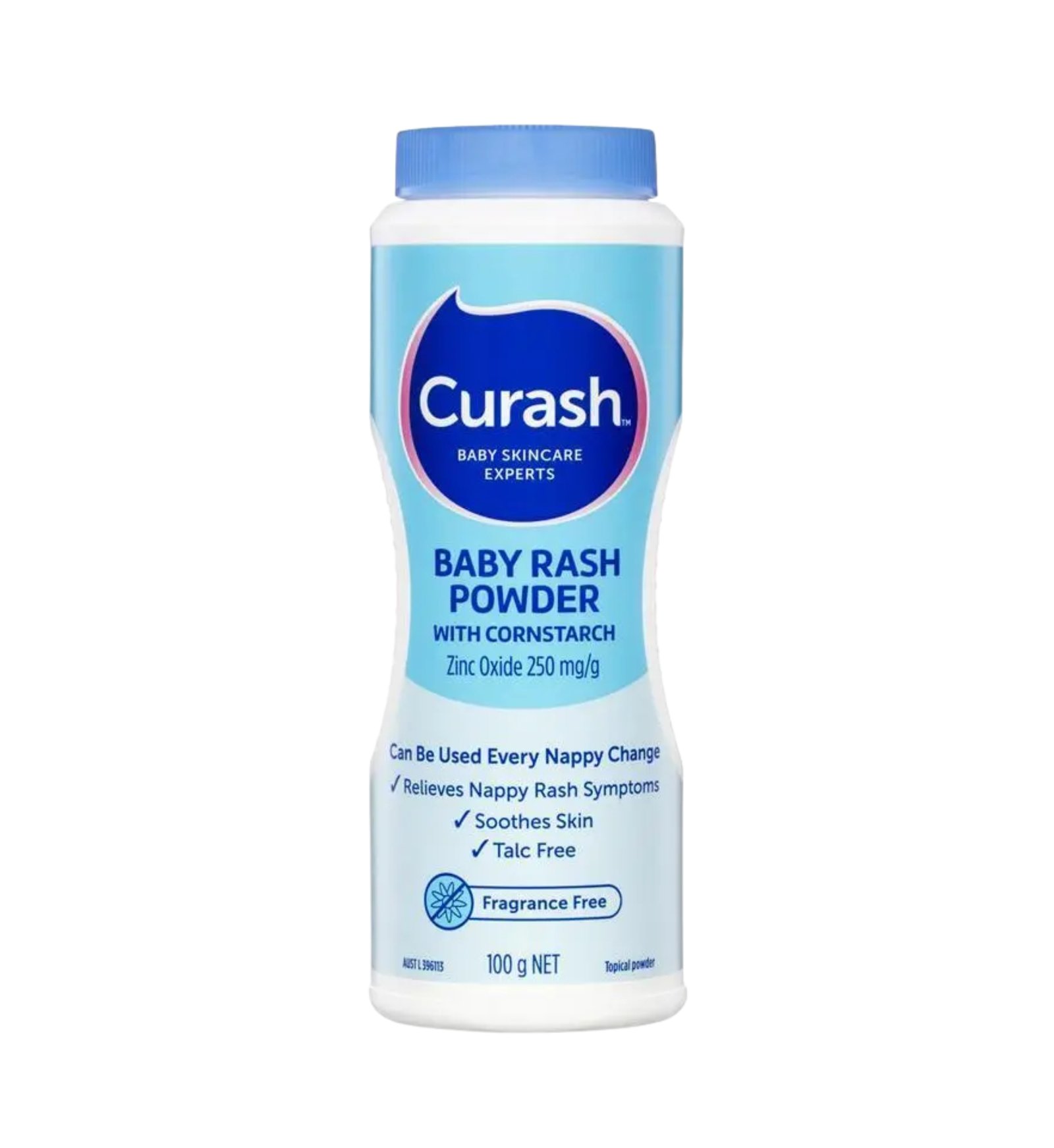 full bottles template - 2026-07-02T120620.513 Curash Baby Rash Powder With Cornstarch 100g - Image 1